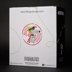Snoopy Figur Flieger 25 cm, sitzend weiß – Peanuts Dekofigur