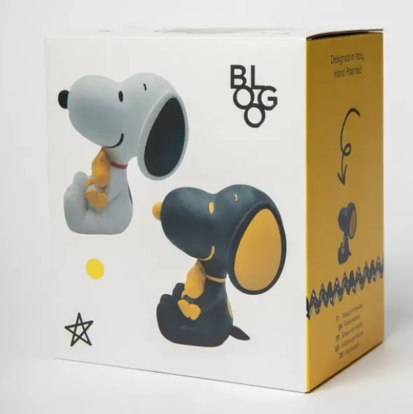 Snoopy Figur mit Woodstock 12 cm, sitzend weiß – Peanuts Dekofigur