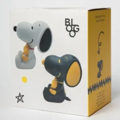 Snoopy Figur mit Woodstock 25 cm, sitzend schwarz – Peanuts Dekofigur