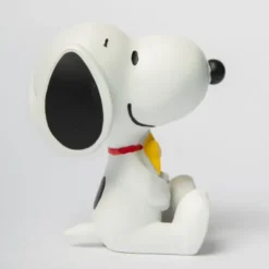 Snoopy Figur mit Woodstock 25 cm, sitzend weiß – Peanuts Dekofigur