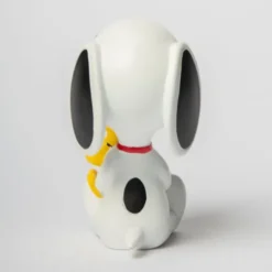 Snoopy Figur mit Woodstock 25 cm, sitzend weiß – Peanuts Dekofigur