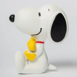 Snoopy Figur mit Woodstock 25 cm, sitzend weiß – Peanuts Dekofigur