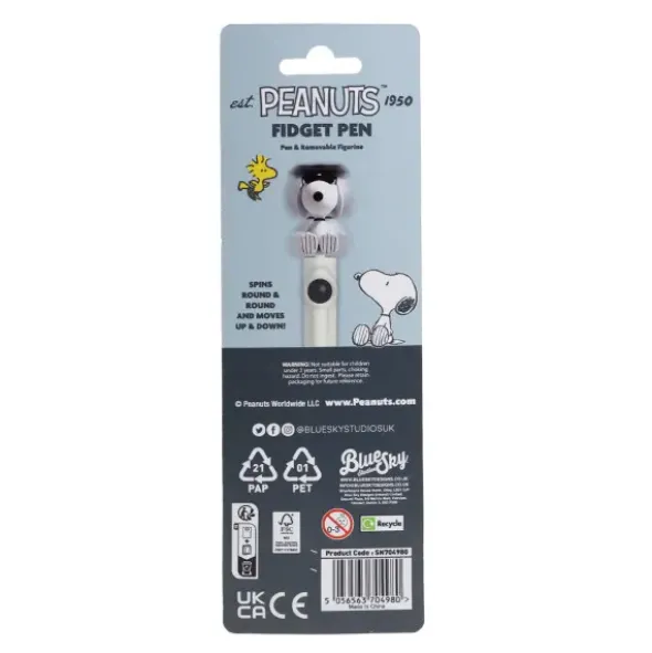 Snoopy Kugelschreiber – Fidget Stift mit beweglicher Snoopy Figur