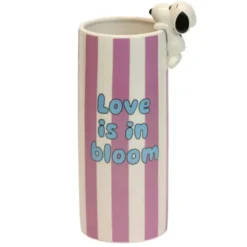 Snoopy Vase Love is in Bloom - Keramik Blumenvase Peanuts