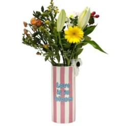 Snoopy Vase Love is in Bloom - Keramik Blumenvase Peanuts