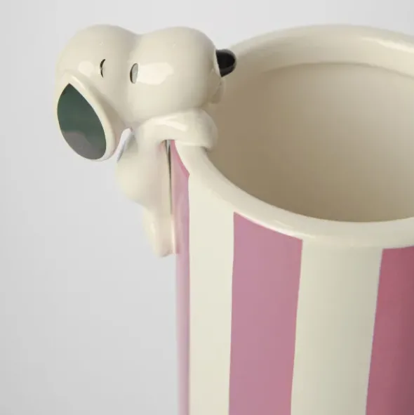 Snoopy Vase Love is in Bloom - Keramik Blumenvase Peanuts