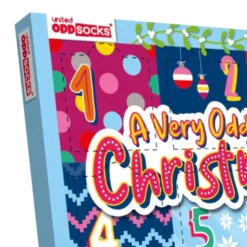 Socken-Adventskalender Christmas - 12 bunte Einzelsocken für Frauen Gr. 37 - 42
