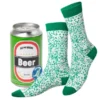 Socken Bierdose – 1 Paar Biersocken in Einheitsgröße