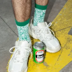 Socken Bierdose – 1 Paar Biersocken in Einheitsgröße