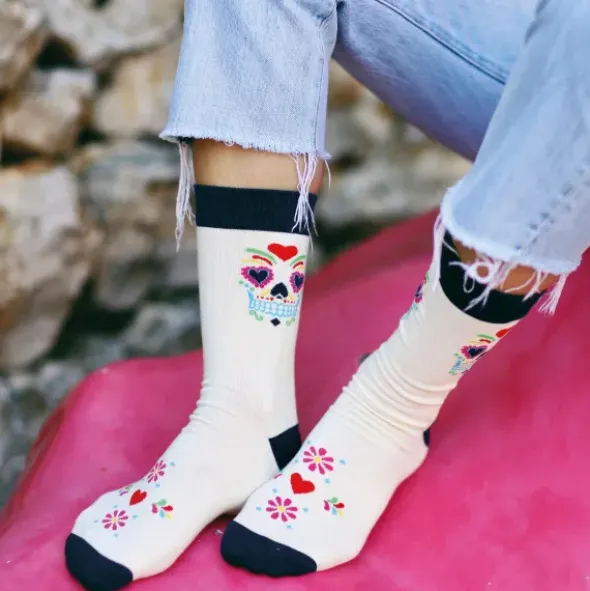 Socken - CALACA Totenkopf Socks