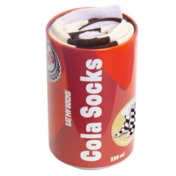 Socken Cola Dose - Getränkedose mit 1 Paar coole Socken, Einheitsgröße