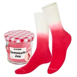 Socken Erdbeermarmelade - Homemade Jam socks