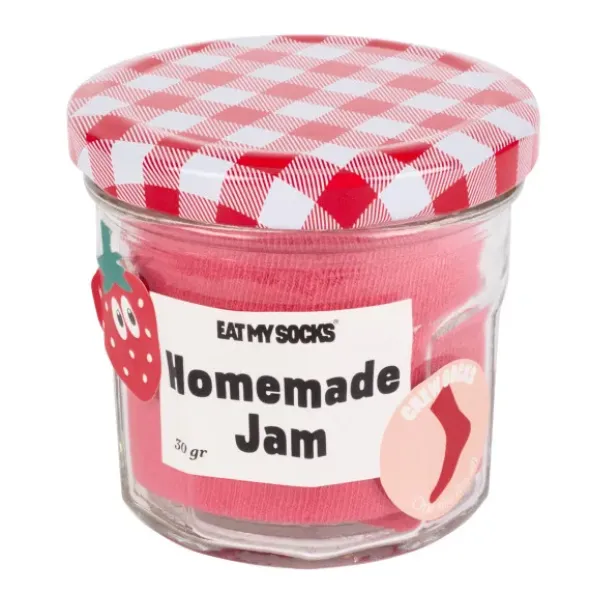 Socken Erdbeermarmelade - Homemade Jam socks