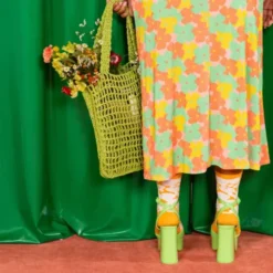 Socken - FLOWER POWER Socks, orange