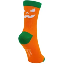 Socken Halloween Kürbis in orange Gr. 36-39 – Gesicht selbstleuchtend bei Nacht