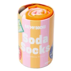 Socken in Getränkedose - Soda Socks Erdbeergeschmack