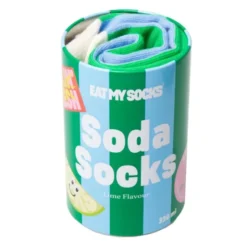 Socken in Getränkedose - Soda Socks Limettengeschmack
