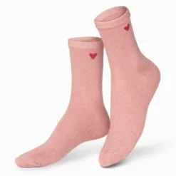 Socken Love Me - Heart Socks, Herz rosa