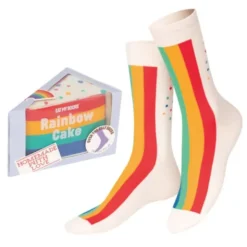 Socken Regenbogenkuchen - CAKE SOCKS Rainbow