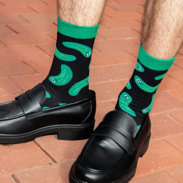 Socken Saure Gurken – Motivsocken im Gurkenglas