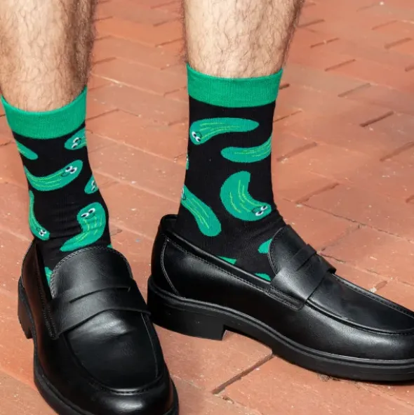 Socken Saure Gurken – Motivsocken im Gurkenglas