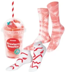 Socken Smoothie Erdbeere - Strawberry Smoothie Socks 2er-Set