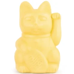 Spardose Glückskatze / Winkekatze gelb