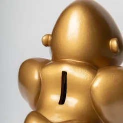 Spardose Gorilla 19 cm - Gold