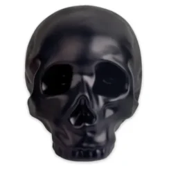 Spardose Totenkopf - Totenschädel Keramik schwarz
