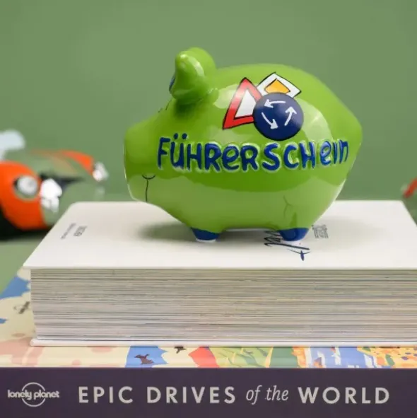 Sparschwein Führerschein