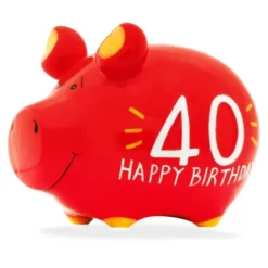 Sparschwein 40. Geburtstag