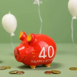 Sparschwein 40. Geburtstag