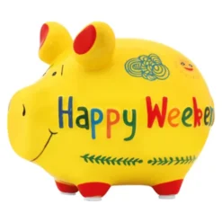 Sparschwein Happy Weekend