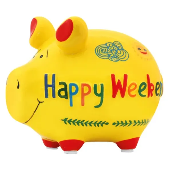 Sparschwein Happy Weekend