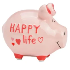 Sparschwein Happy wife, happy life