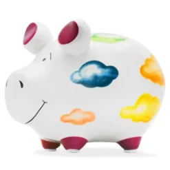 Sparschwein Wolken bunt