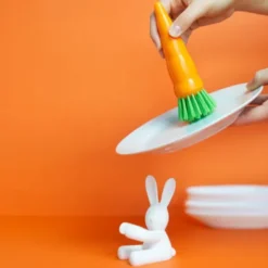 Spülbürste BUNNY Karottenbürste mit Hasen-Halterung