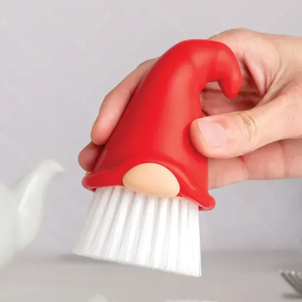 Spülbürste Wichtel, Dish Brush Beardy inkl. Ablageschale