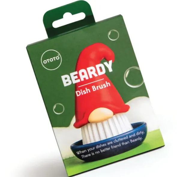 Spülbürste Wichtel, Dish Brush Beardy inkl. Ablageschale