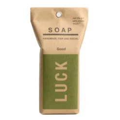 Spruchseife LUCK / Handseife Glück vegan
