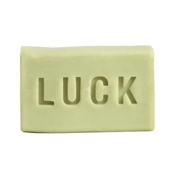 Spruchseife LUCK / Handseife Glück vegan