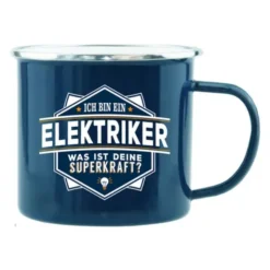 Spruchtasse Emaille - Elektriker