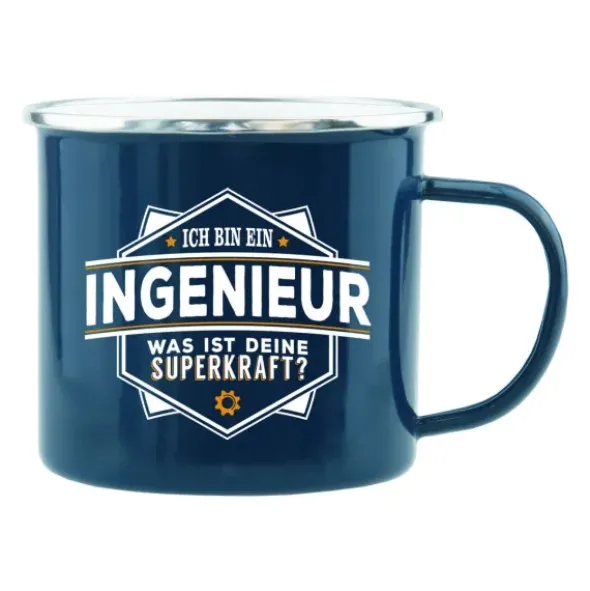 Spruchtasse Emaille - Ingenieur