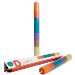 Stabkerze Du kannst das - Eine Motivationskerze - bunte Grußkerze in Geschenkverpackung