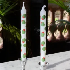 Stabkerze 2er Set Dolce Vita - Oliven