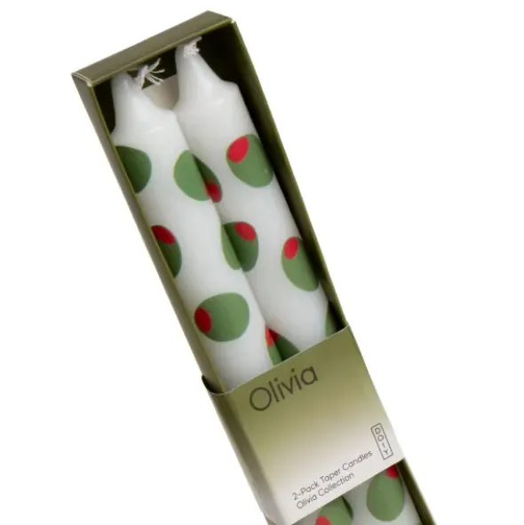 Stabkerze 2er Set Dolce Vita - Oliven