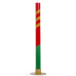 Stabkerze Geometric bunt - X-Mas