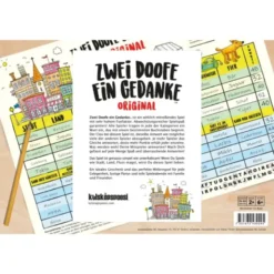 Stadt, Land, Fluss, ... Spielblock - Zwei Doofe ein Gedanke