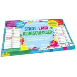 Stadt, Land, Klugscheisser - Spielblock, JUNIOR Edition