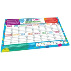 Stadt, Land, Klugscheisser - Spielblock, JUNIOR Edition